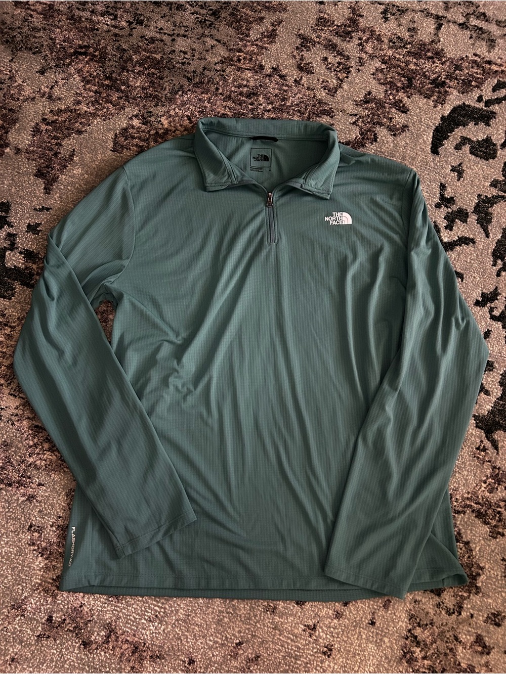 The North Face Men's Long-Sleeve Quarter-Zip - Teal
